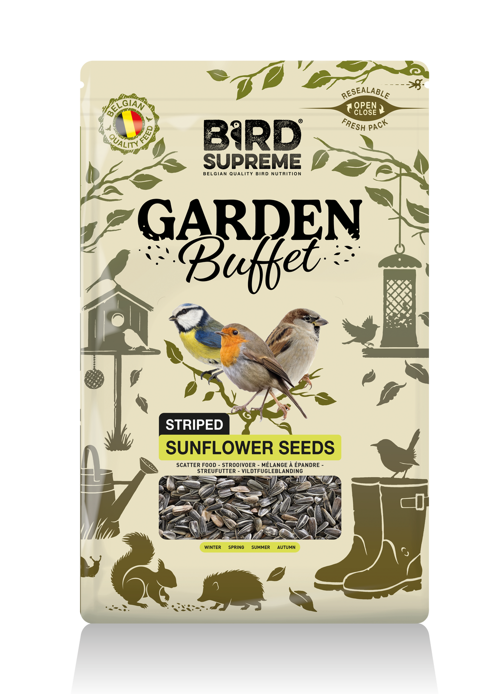 Garden Buffet gestreepte zonnepitten